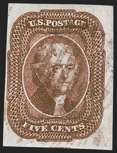 Sale 1255, Lot 230, 5c 1856 Isssue (Scott 12)