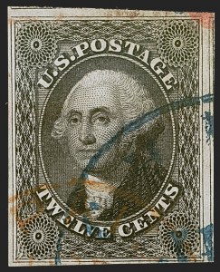 Sale 1255, Lot 253, 12c 1851 Issue (Scott 17)