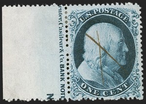 Sale 1255, Lot 273, 1c 1857 Issue (Scott 18-24)