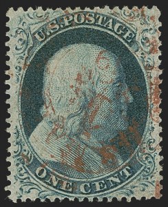 Sale 1255, Lot 276, 1c 1857 Issue (Scott 18-24)