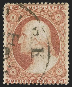 Sale 1255, Lot 288, 3c 1857 Issue (Scott 25-26A)