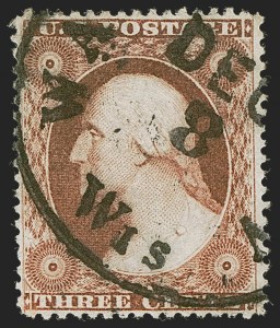 Sale 1255, Lot 296, 3c 1857 Issue (Scott 25-26A)