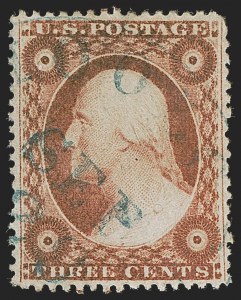 Sale 1255, Lot 298, 3c 1857 Issue (Scott 25-26A)
