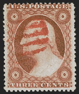 Sale 1255, Lot 299, 3c 1857 Issue (Scott 25-26A)