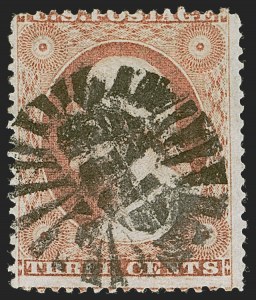 Sale 1255, Lot 311, 3c 1857 Issue (Scott 25-26A)