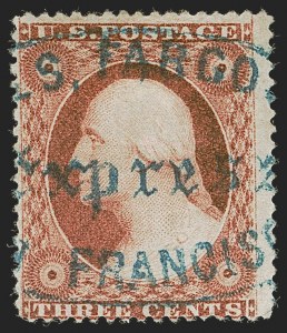 Sale 1255, Lot 312, 3c 1857 Issue (Scott 25-26A)