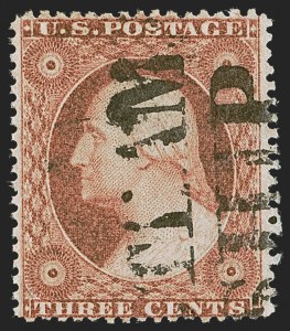 Sale 1255, Lot 313, 3c 1857 Issue (Scott 25-26A)