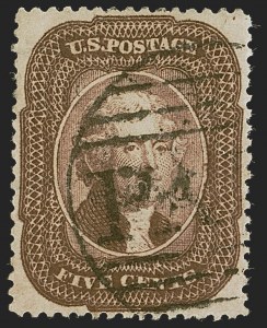 Sale 1255, Lot 322, 5c 1857 Issue (Scott 27-30A)