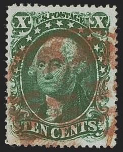 Sale 1255, Lot 327, 10c 1857 Issue (Scott 31-35)