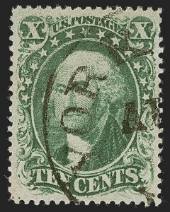 Sale Number 1255, Lot Number 328, 10c 1857 Issue (Scott 31-35)