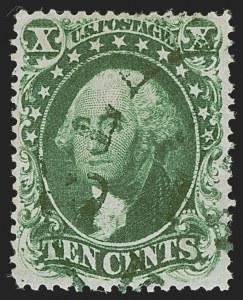 Sale 1255, Lot 329, 10c 1857 Issue (Scott 31-35)