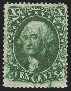 Sale 1255, Lot 337, 10c 1857 Issue (Scott 31-35)