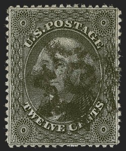 Sale 1255, Lot 350, 12c 1857 Issue (Scott 36-36B)