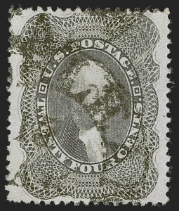 Sale 1255, Lot 355, 24c-90c 1860 Issue (Scott 37-39)
