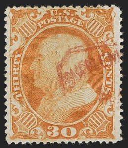 Sale 1255, Lot 366, 24c-90c 1860 Issue (Scott 37-39)