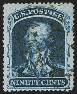 Sale 1255, Lot 373, 24c-90c 1860 Issue (Scott 37-39)