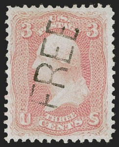 Sale 1255, Lot 386, 3c 1861 Issue, Shades and Varieties (Scott 64-65)