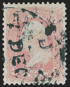 Sale 1255, Lot 389, 3c 1861 Issue, Shades and Varieties (Scott 64-65)