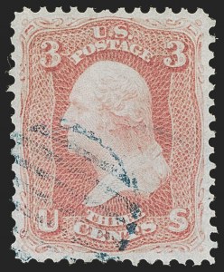 Sale 1255, Lot 390, 3c 1861 Issue, Shades and Varieties (Scott 64-65)