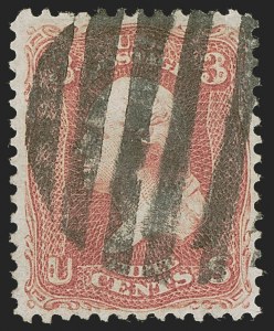 Sale 1255, Lot 394, 3c 1861 Issue, Shades and Varieties (Scott 64-65)