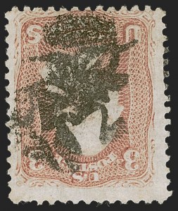 Sale 1255, Lot 399, 3c 1861 Issue, Cancellations (Scott 65)