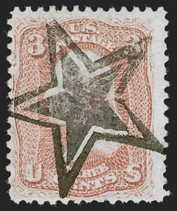 Sale 1255, Lot 432, 3c 1861 Issue, Cancellations (Scott 65)