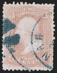 Sale 1255, Lot 549, 1867-68 Grilled Issue, A, C, D, Z Grills (Scott 79-85E)