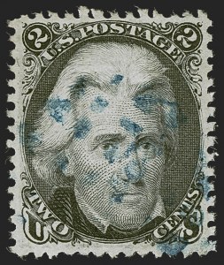 Sale 1255, Lot 553, 1867-68 Grilled Issue, A, C, D, Z Grills (Scott 79-85E)