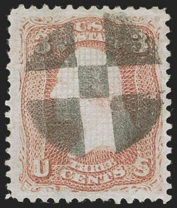 Sale 1255, Lot 557, 1867-68 Grilled Issue, A, C, D, Z Grills (Scott 79-85E)