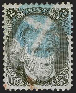 Sale 1255, Lot 569, 1867-68 Grilled Issue, E Grills (Scott 86-91)