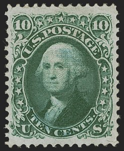 Sale 1255, Lot 611, 1867-68 Grilled Issue, F Grills (Scott 92-101)