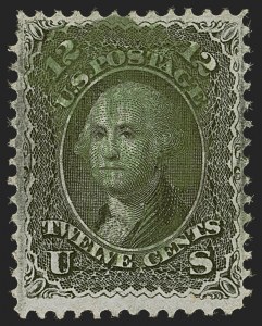 Sale 1255, Lot 615, 1867-68 Grilled Issue, F Grills (Scott 92-101)