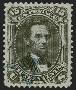 Sale 1255, Lot 617, 1867-68 Grilled Issue, F Grills (Scott 92-101)