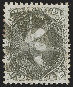 Sale 1255, Lot 620, 1867-68 Grilled Issue, F Grills (Scott 92-101)