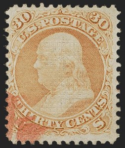 Sale 1255, Lot 624, 1867-68 Grilled Issue, F Grills (Scott 92-101)