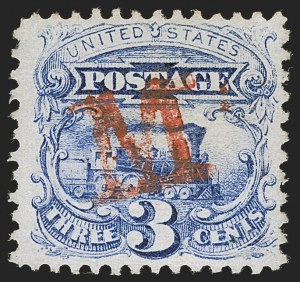 Sale 1255, Lot 660, 3c 1869 Pictorial Issue (Scott 114)