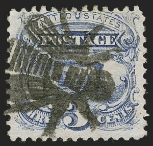 Sale 1255, Lot 664, 3c 1869 Pictorial Issue (Scott 114)