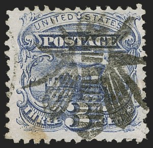 Sale 1255, Lot 665, 3c 1869 Pictorial Issue (Scott 114)