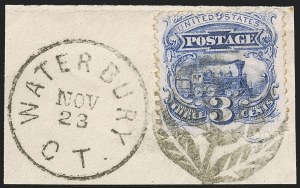 Sale 1255, Lot 670, 3c 1869 Pictorial Issue (Scott 114)