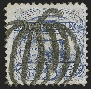 Sale 1255, Lot 672, 3c 1869 Pictorial Issue (Scott 114)