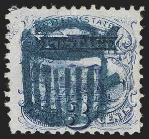 Sale 1255, Lot 675, 3c 1869 Pictorial Issue (Scott 114)