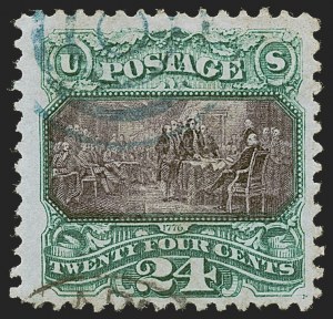Sale 1255, Lot 724, 15c-90c 1869 Pictorial Issue (Scott 118-122)