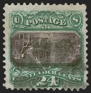 Sale 1255, Lot 735, 1869 Pictorial Issue Inverts (Scott 119b, 120b, 121b)