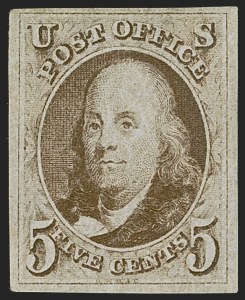 Sale 1256, Lot 2001, 1847 Issue and 1875 Reproduction  (Scott 1-4)