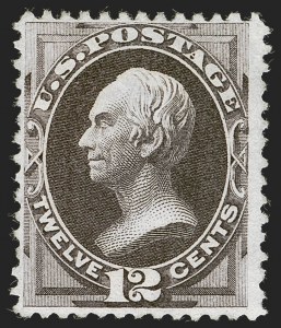 Sale 1256, Lot 2106, 1875 Continental Bank Note Co. Hard Paper Special Printing (Scott 167-175)