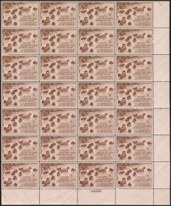 Sale 1258, Lot 3102, Complete Panes and Souvenir Sheets