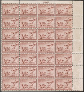 Sale 1258, Lot 3107, Complete Panes and Souvenir Sheets