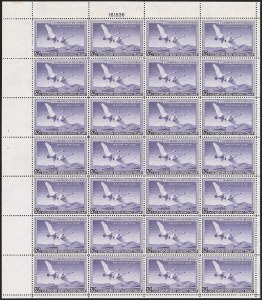 Sale 1258, Lot 3111, Complete Panes and Souvenir Sheets