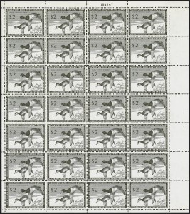 Sale 1258, Lot 3115, Complete Panes and Souvenir Sheets