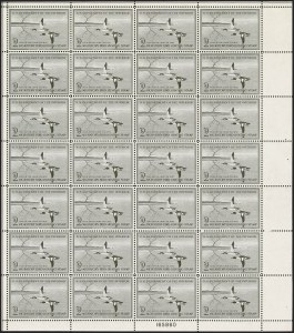 Sale 1258, Lot 3117, Complete Panes and Souvenir Sheets